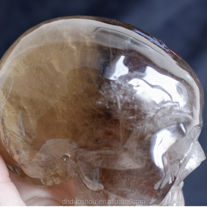 Hộp Sọ Pha Lê Thạch Anh Khói Trung Quốc Hộp Sọ Đá Bán Quý - Product Image 4