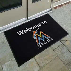 Alfombrillas con logotipo OEM de marca impresa personalizada de publicidad