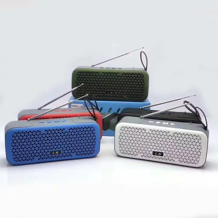 L8 Portable OEM Wireless Music Mini FM Radio Bluetooth Speaker - China  Bluetooth Speaker and Radio Bluetooth Speaker price