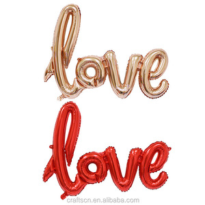 Ballon lettres d'amour combinés pour mariage, en aluminium, vente en gros, 10 pouces - Product Image 3