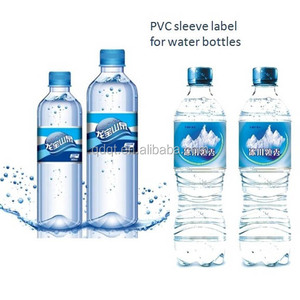 Customized plastic mineral water bottle label