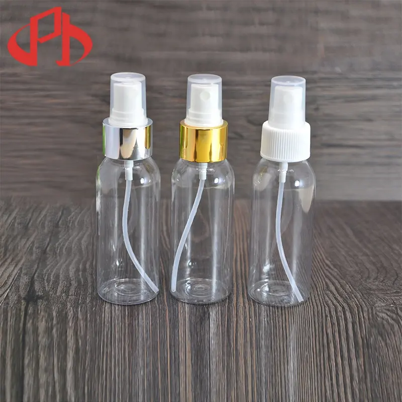 Factory PET plastic liquid cosmetic spray bottle perfume body spray bottle