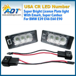 Canbus aucune erreur code USA CR e46 <span class=keywords><strong>plaque</strong></span> d'immatriculation led pour <span class=keywords><strong>bmw</strong></span> E46 E39 E60 E90 - Product Image 1