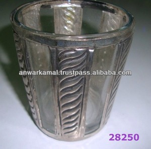 Portavelas votivas de latón y vidrio más vendidas, precio al por mayor - Product Image 1