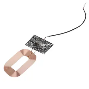 Fai da te Qi Standard Wireless Charging Coil Receiver Module PCB Circuit Board, 5V 1A Qi Fast Wireless charger pcb board