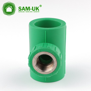 20x1/2"-63x2" China Supplier Plastic Ppr Pipe Fittings Internal Thread Tee - Product Image 2
