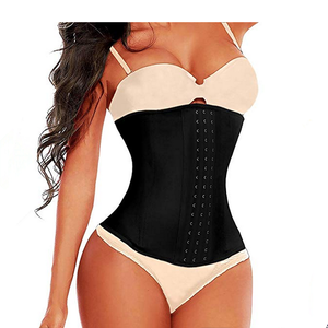 2019 meilleure vente pour le marché américain femmes Latex colombien taille formateur Corset Long torse perte <span class=keywords><strong>de</strong></span> poids 3 crochets - Product Image 2