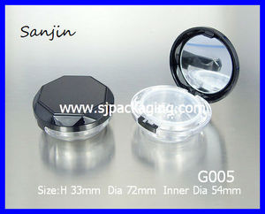 transportar espelho Polvera / envases cosméticos de lujo / Polvos compactos / Embalaje cosmético / Sombra de ojos / Pintalabios - Product Image 1