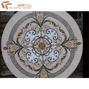 Marble Stone Water Jet Medallion with Classic Designs for Floorings