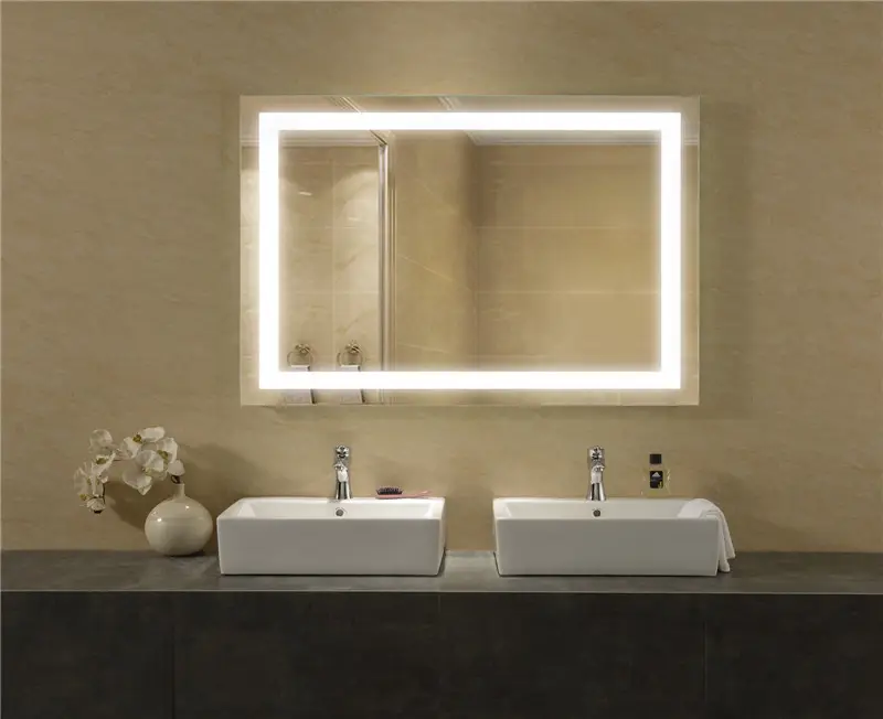 ห้องน้ำ Vanity Hospitality Lighted LED กระจก
