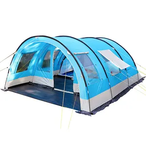 Grande <span class=keywords><strong>tente</strong></span> de camping de luxe pour <span class=keywords><strong>6</strong></span> personnes avec toit ouvrant, <span class=keywords><strong>tente</strong></span> <span class=keywords><strong>tunnel</strong></span> <span class=keywords><strong>familiale</strong></span> avec paroi avant amovible - Product Image 1