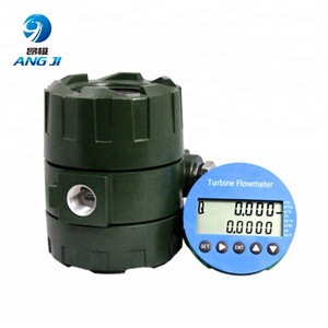 Chemische afvalwater water Vloeibare Turbine Gesegmenteerd display intelligente flow meter - Product Image 5