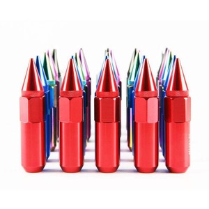 Nouveaux écrous de roue allongés en <span class=keywords><strong>aluminium</strong></span> avec pointe M12X1.25 pour roues/jantes, 20 pièces - Product Image 3