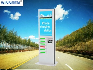 Stazione di Ricarica per <span class=keywords><strong>Cellulari</strong></span> APC-06A-4 con Schermo Touch da 5.7\" e Display LCD da 43\", Interfaccia Utente e Logo Personalizzabili - Product Image 4