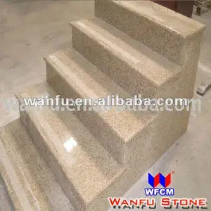 harvest gold granite anti- slip staircase