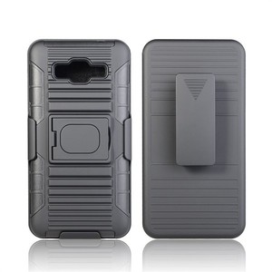 Funda TPU y plastico holster combo funda clip para samsung <span class=keywords><strong>galaxy</strong></span> <span class=keywords><strong>grand</strong></span> <span class=keywords><strong>prime</strong></span> g530 negro - Product Image 2