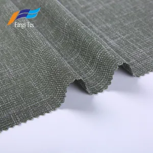 hot sale beauty products slub 100% Cationic Polyester Fabric