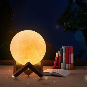 Lampada Luna LED 3D a Forma <span class=keywords><strong>di</strong></span> Luna 10 cm 16 Colori Scatole Regalo - Product Image 4