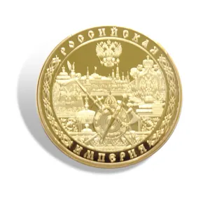 Manufacturer Metal Custom Coin 24k Gold Plated Metal Souvenir Commemorative Coins Challenge Coins