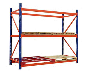 Estantería de Almacenamiento de Acero de 4 Niveles de Alta Resistencia, Venta al por Mayor de Fábrica, Estante de Almacenamiento de <span class=keywords><strong>Metal</strong></span> - Product Image 4