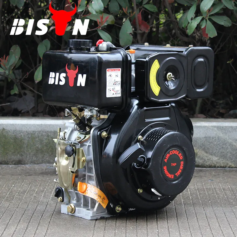 BISON(CHINA) BS178F/Manual de arranque eléctrico del eje Vertical del 5hp motor Diesel 178F
