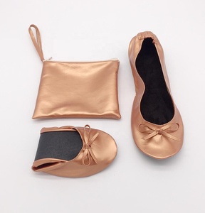 Chaussures pliables pour femmes, étui de transport assorti, chaussures plates de Ballet de voyage, portables, nouvelle collection - Product Image 1