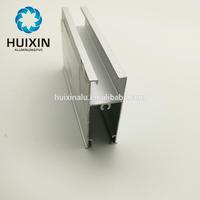 Profilé de fenêtre en aluminium ivoire, 1 pc, Section coulissante et boîtier du marché