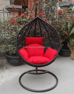 राल विकर फांसी स्विंग अंडे की कुर्सी झूला - Product Image 2