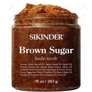 OEM Nhãn Hiệu Riêng Tự Nhiên Hữu Cơ Giữ Ẩm Tẩy Tế Bào Chết Đường Nâu Cơ Thể Chà - Product Image 1