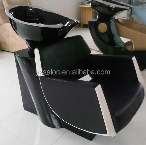 Große Sitz Glas Faser Basis Salon Shampoo Schüssel (YMD801)