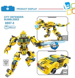 LELE BROTHER Juguetes <span class=keywords><strong>de</strong></span> Construcción <span class=keywords><strong>de</strong></span> Robots <span class=keywords><strong>de</strong></span> Coche <span class=keywords><strong>Creativos</strong></span> para Niños, Bloques <span class=keywords><strong>de</strong></span> Ciudad Hornets - Product Image 2