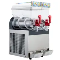 عالية الجودة 2 خزان ماكينة سلاش ، ماكينة تصنيع وحل جليدي ، آلة جرانيتا طين