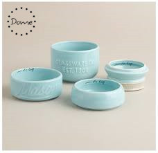 Kitchen Mason Jar Vintage Decor Ceramic Mason Jar <strong>Measuring</strong> <strong>Cups</strong> <strong>Sets</strong> - Product Image 2