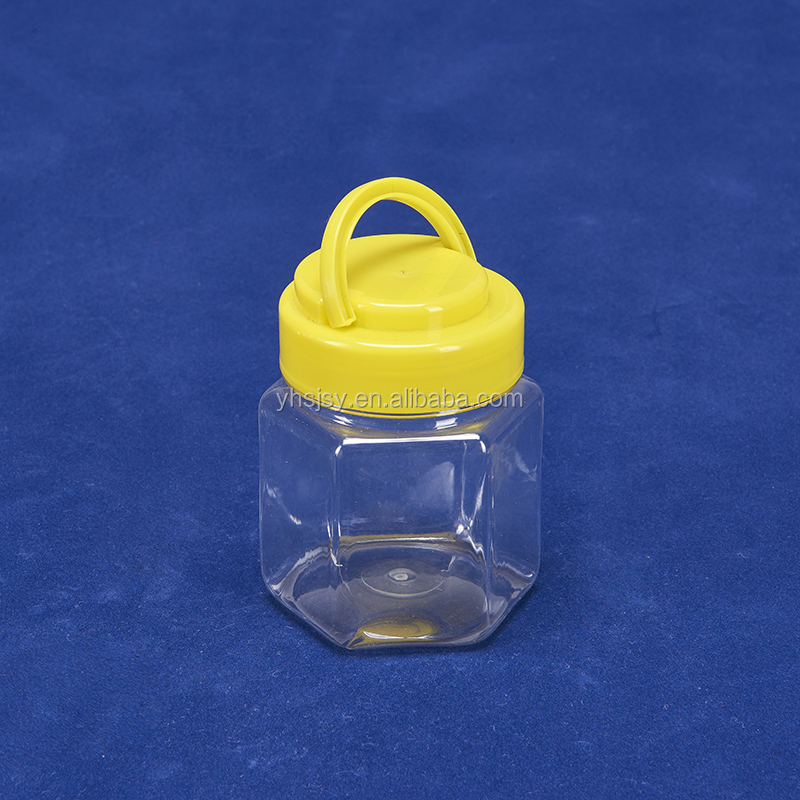 Bonbons bouteille jetable en plastique pot