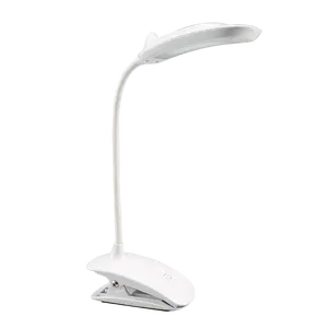 High quality book lamp foldable ABS plastic touch switch recahargeable battery reading table lamp for Study