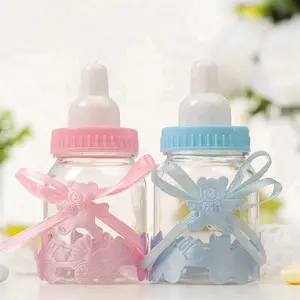 Biberon şeker kutusu bebek biberon bebek duş vaftiz plastik hediye kutusu