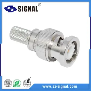 Rf Connector RF Connector BNC Straight Male For LMR-300 50 Ohm