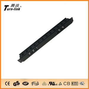 19 pollice 1U gestione dei cavi 12 porta condotto con coperchio in metallo metal plate - Product Image 3
