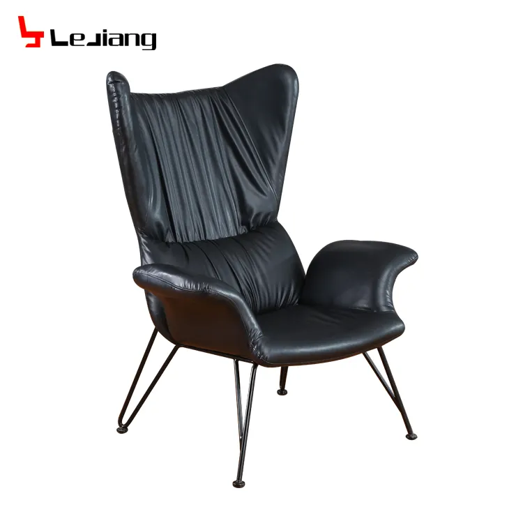 Free Sample Leisure Living Room Lying Inclined Plastic Rocking Design Revolving Gold For Metal Arm Big Sofa Chair