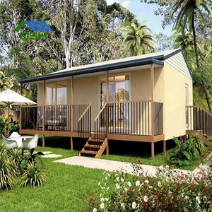 Moderne Luxe 80m2 Dubbele Verdieping Villa Volledig Ingerichte Modulaire Stalen Constructie Voor Thuiswinkel 2 Slaapkamer Hout Afgewerkt Exterieur - Product Image 5