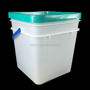 Groothandel Verpakking Plastic Vierkante Emmer 5 Gallon Zwarte Emmer - Product Image 5