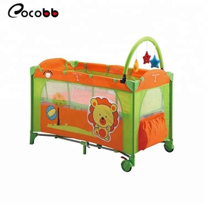 Estilo Simple muebles del bebé <span class=keywords><strong>doble</strong></span> capa de seguridad <span class=keywords><strong>cuna</strong></span> diseño - Product Image 1