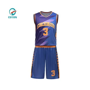优质中国供应商定制廉价网上购物酷球衣设计篮球球衣