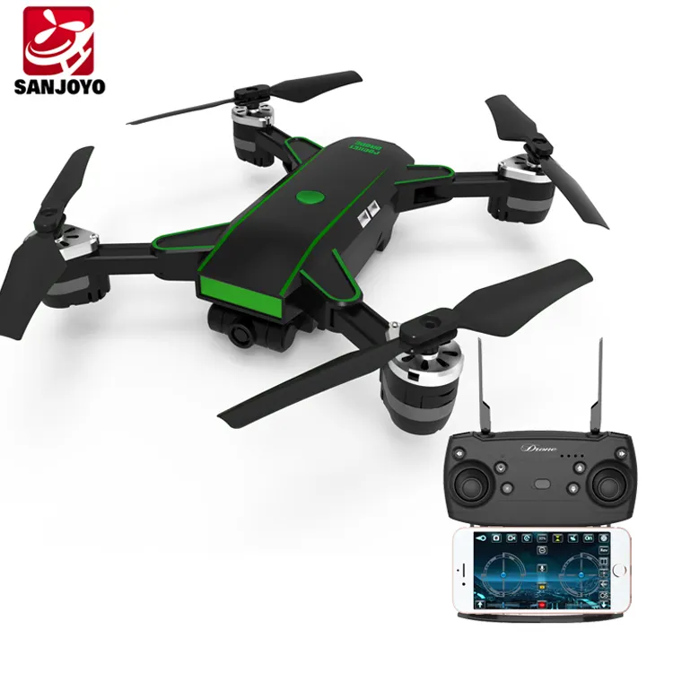 YH-19 2.4G WIFI FPV 2MP Wide Angle Camera High Hold Foldable Pocket Drone