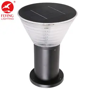 Terbang Baru Produk Ip65 Tahan Air Outdoor Pemandangan Bollard Taman Tenaga Surya LED CAHAYA