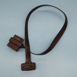 16P OBDII <span class=keywords><strong>OBD2</strong></span> T SPLITTER Type ตัวเชื่อมต่อแบบแบน<span class=keywords><strong>สาย</strong></span>เคเบิ้ลเครื่องอ่านโค้ดเข้ากันได้กับ OBD EXTENSION CABLE - Product Image 4