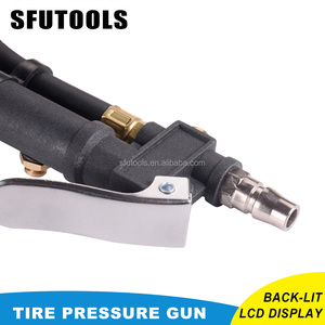 Sfutools цифровой/циферблат шин с манометром, воздух патрон и компрессор аксессуары сверхмощный с резиновый шланг - Product Image 4