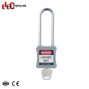 निर्माता सस्ती कीमत नायलॉन शरीर लंबे समय हथकड़ी सुरक्षा ताला - Product Image 4