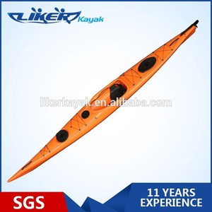 Nueva llegada PE solo <span class=keywords><strong>Kayak</strong></span> de mar con ajustable del timón - Product Image 1