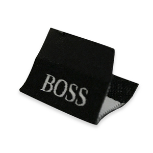 Trung tâm gấp vải Thẻ Thiết kế logo tùy chỉnh dệt Giày Lưỡi nhãn - Product Image 2